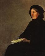 Henry Lerolle Portrait of the Artist's Mother oil on canvas